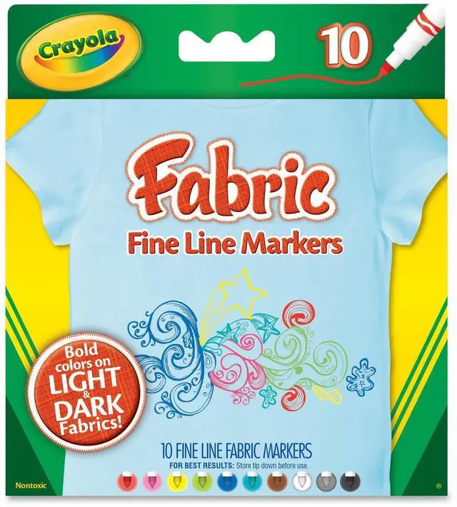 Main image of Crayola Bright Fabric Markers
