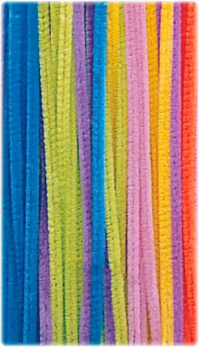 Main image of Chenille Kraft Jumbo Chenille Neon Pipe Cleaners