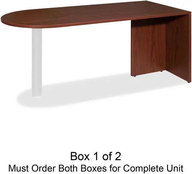 Main image of Lorell Peninsula Box 1/2 66"x30"x29-1/2" Mahogany 69380
