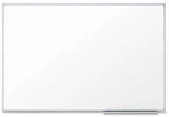 Alt view image 3 of 20 - Mead Dry-erase Board w/Marker Tray, Aluminum - MEA85358