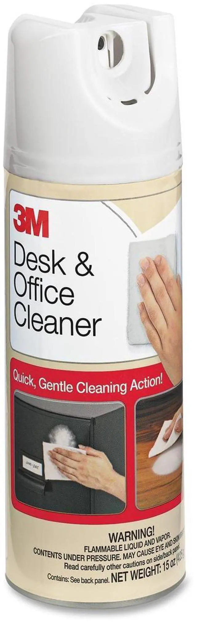 Alt view image 2 of 10 - 3M 573CT Desk & Office Spray Cleaner, 15 oz. Aerosol, 12/Carton