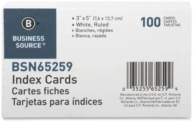 Main image of Bus. Source Ruled White Index Cards