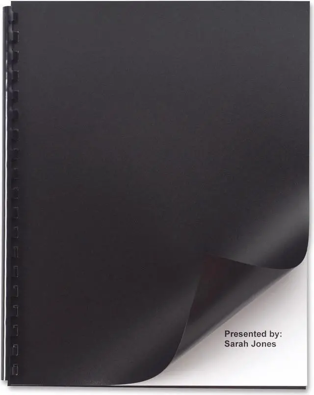 Main image of GBC 2514493P Presentation Covers,Blk,11 x 8-1/2,PK50