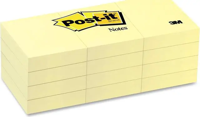 Main image of 3M Post-it Canary Yellow Original Note Pads