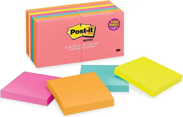 Main image of 3M Post-it CapeTown Collection Notes