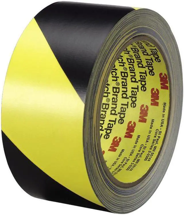 Alt view image 2 of 20 - Safety Stripe Tape 5700, 3 in X 36 Yd, Black/Yellow