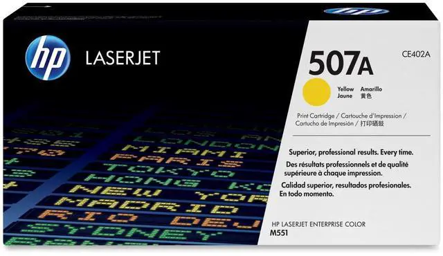 Main image of HP 507A (CE402A-G) Yellow Original LaserJet Toner Cartridge for US Government