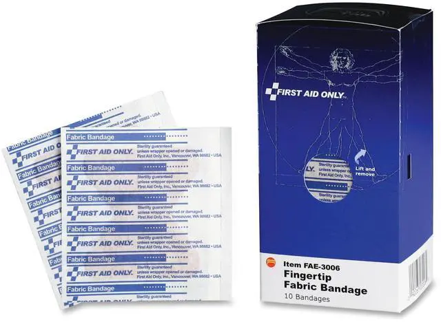 Main image of First Aid Only Fingertip Fabric Bandages