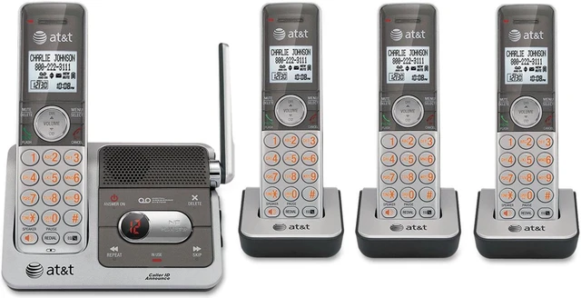 Alt view image 9 of 10 - ATT 4-handset DECT