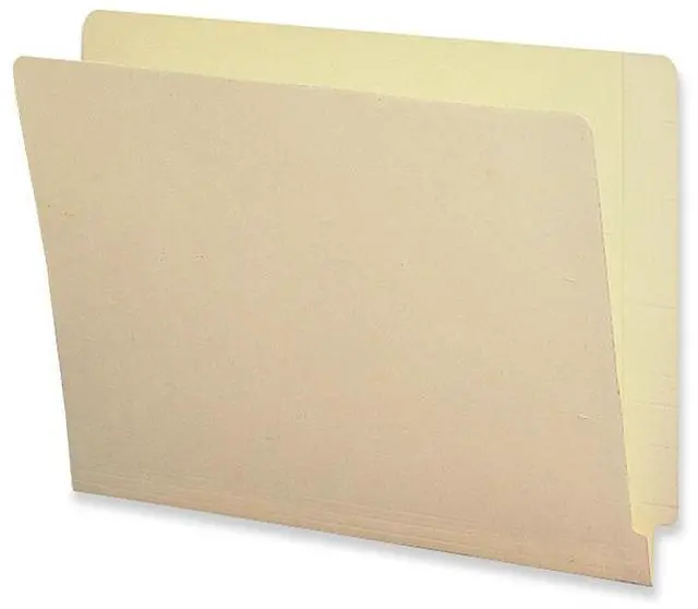 Main image of End Tab Folders,2-Ply,Straight Tab,Letter,9"Front,100/BX,MLA