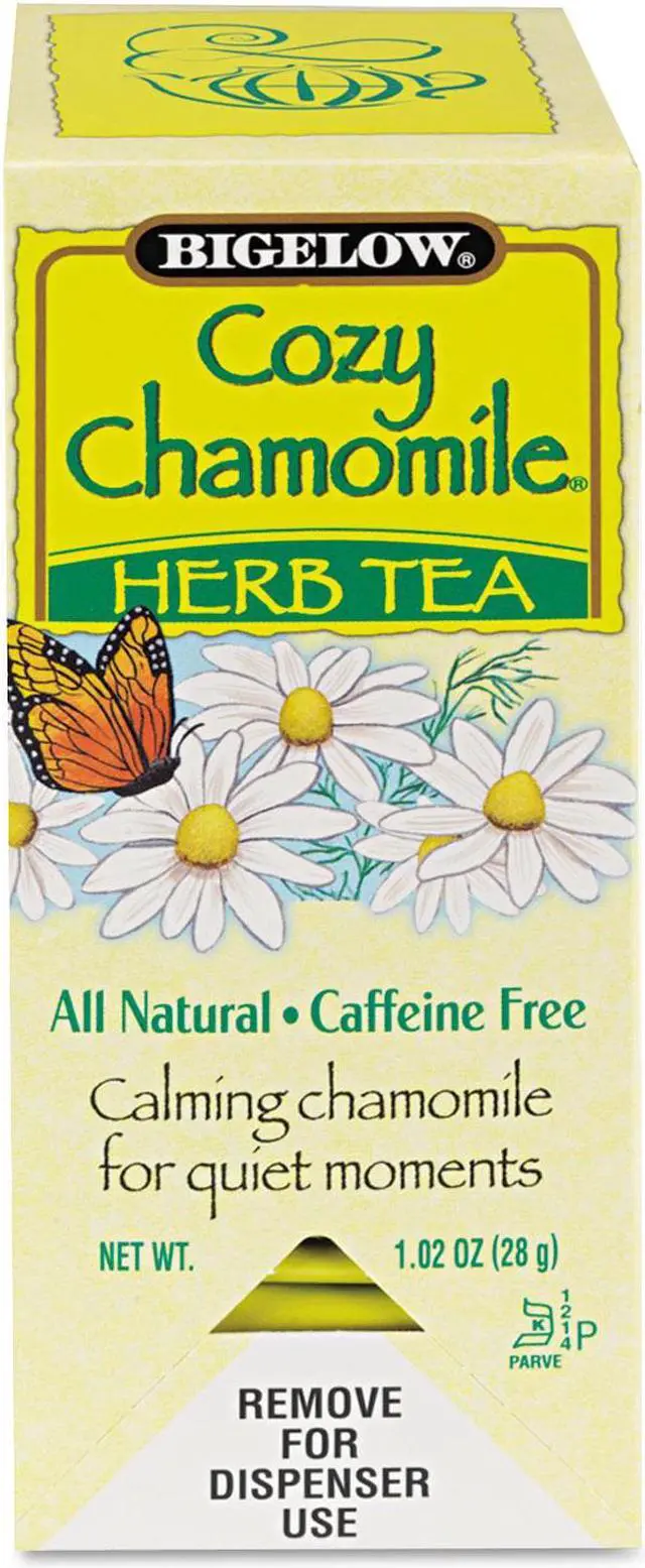 Alt view image 2 of 19 - Bigelow Single Flavor Tea, Cozy Chamomile, 28 Bags/Box 00401