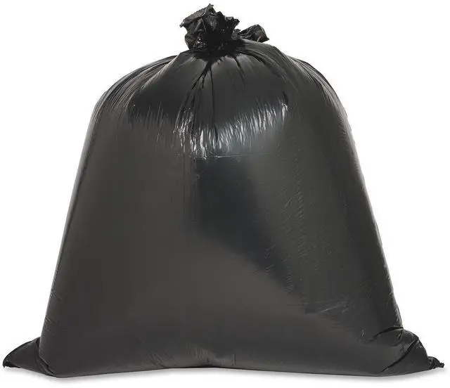 Alt view image 3 of 11 - Genuine Joe Can Liner 2-Ply 33"x39" 31-33 Gallon 60/CT Brown/Black 03339