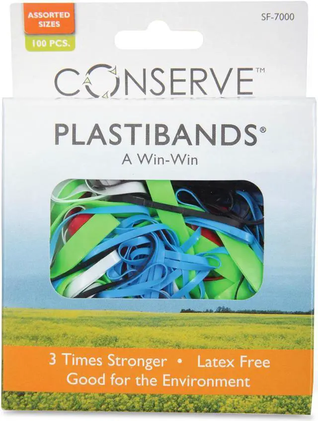 Alt view image 4 of 8 - Baumgartens PlastiBands Assorted Sizes 200/BX Assorted SF7000