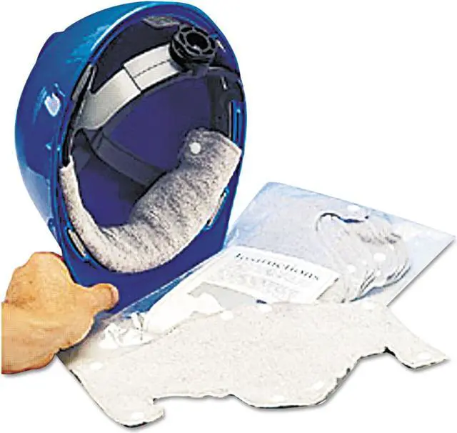 Alt view image 3 of 12 - MSA SAFETY 696688 Hard Hat Sweatband, (10/pkg), Terry Cloth, Gray