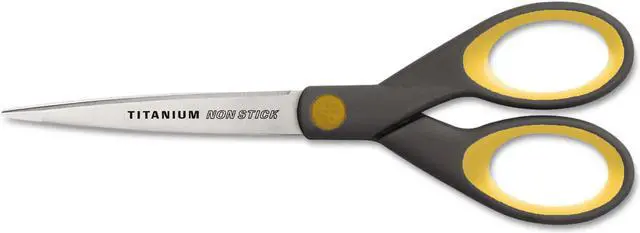 Alt view image 3 of 8 - Westcott Non-Stick Titanium Bonded Scissors 7" Straight 14851