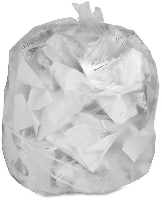 Alt view image 5 of 10 - Genuine Joe Trash Can Liners 30 Gallon .6Mil 30"x36" 250/CT Clear 01012