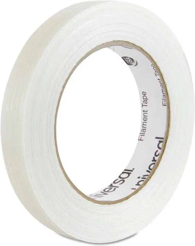 Main image of Universal 165# Medium Grade Filament Tape 18mm x 54.8m 3" Core Clear 78034
