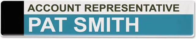 Alt view image 7 of 9 - Panel Wall Sign Name Holder, Acrylic, 9 X 2, Clear