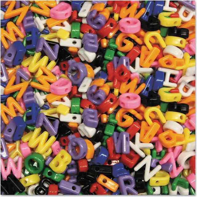 Alt view image 2 of 6 - Creativity Street Upper Case Letter Beads, Assorted Colors, 288 Beads/Set