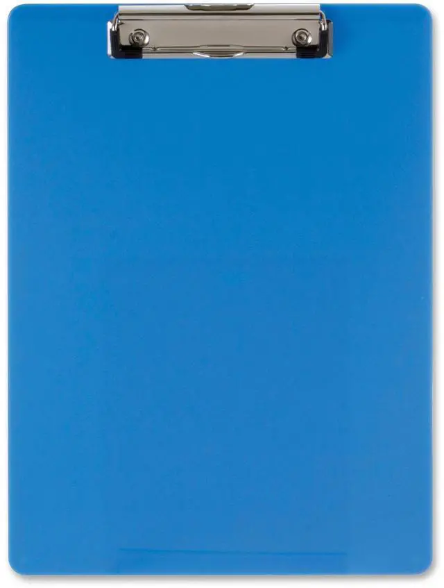 Alt view image 5 of 9 - Recycled Plastic Clipboard, Holds 8.5 x 11, Blue