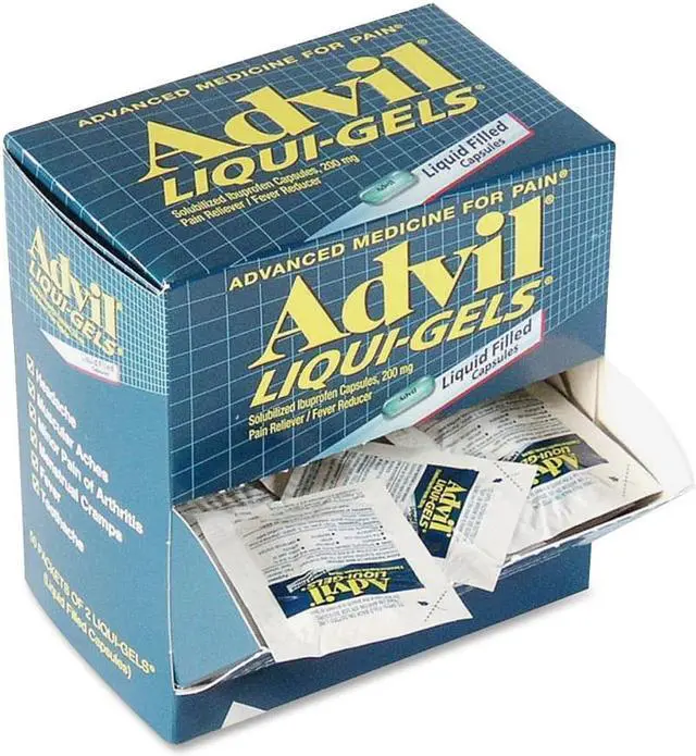 Alt view image 3 of 6 - Acme United Corporation ACM016902 Advil Liqui-Gels- Single Dose Med Pack- 2-PK