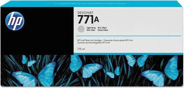 Alt view image 4 of 12 - HP 771 (B6Y22A) Light Gray Original Ink Cartridge
