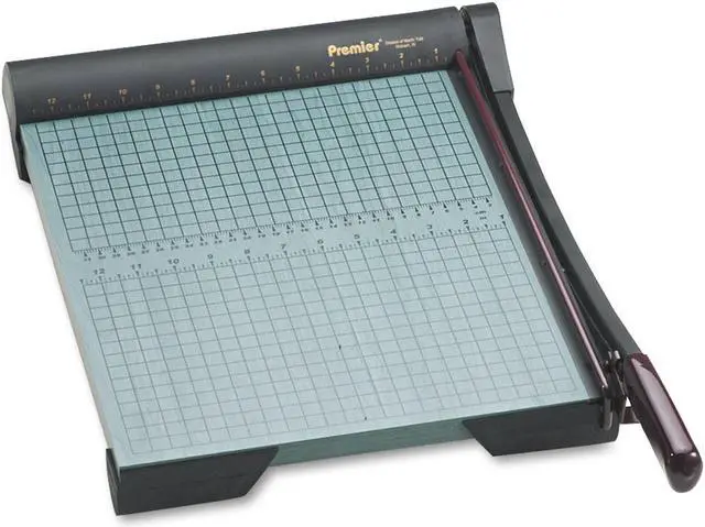 Alt view image 3 of 6 - The Original Green Paper Trimmer 20 Sheets Wood Base 13" x 17 1/2"