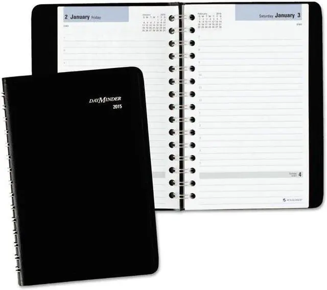 AT-A-GLANCE 24-Hour Daily Appointment Book - 2017 - View #7