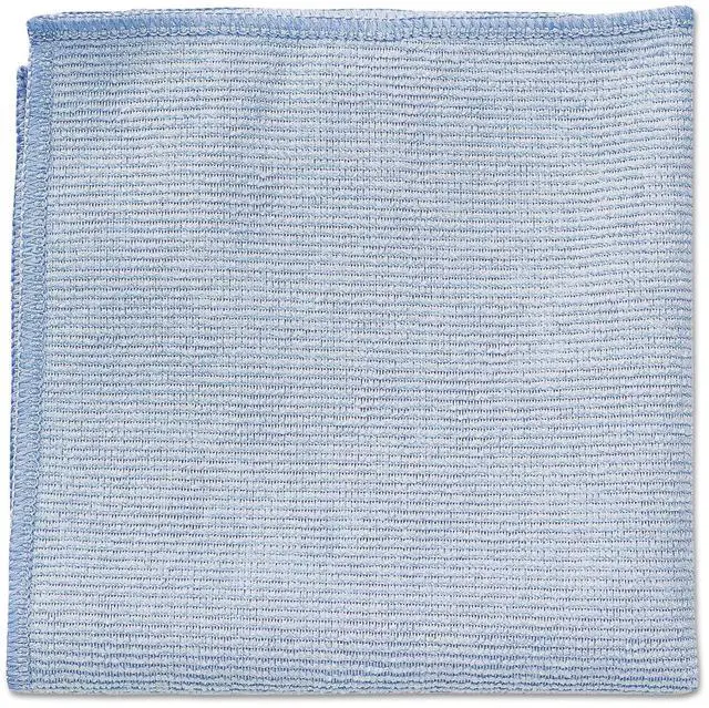 Alt view image 2 of 20 - Rubbermaid Commercial Microfiber Cleaning Cloths 12 x 12 Blue 24/Pack 1820579
