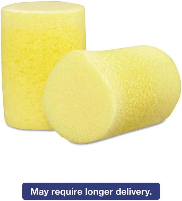 Alt view image 3 of 13 - 3M E·A·R Classic Single-Use Earplugs, Cordless, 29NRR, Yellow