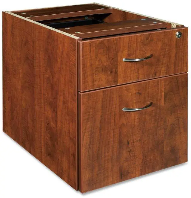Alt view image 3 of 18 - Lorell Pedestal Box/File Hanging 16"x22"x28-1/4" Cherry 69432