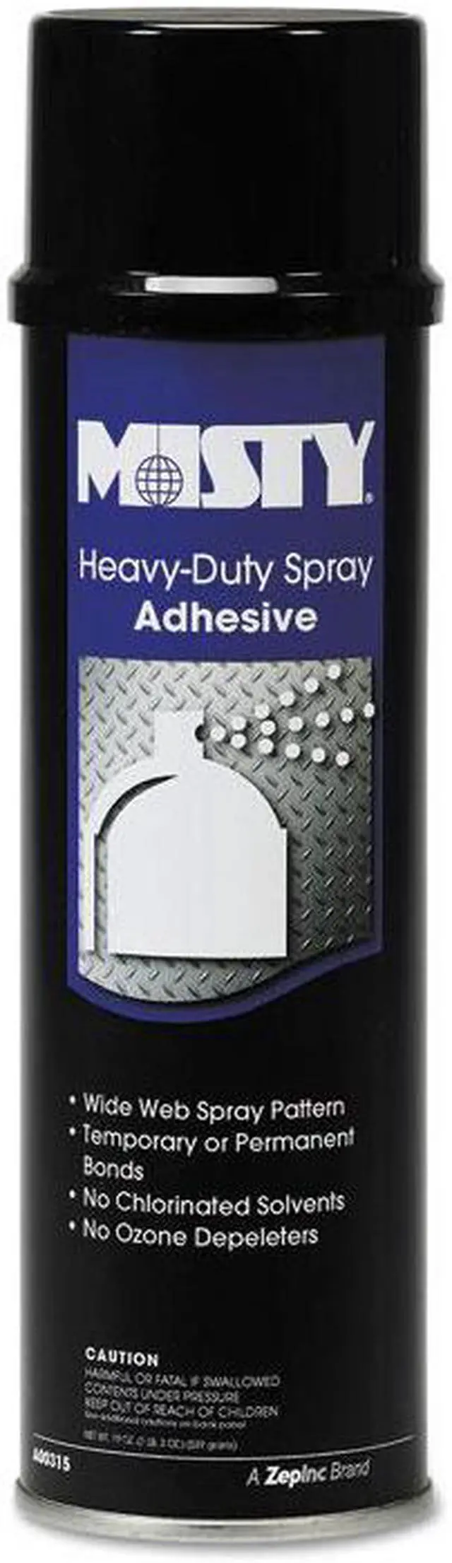 Alt view image 4 of 5 - Heavy-Duty Adhesive Spray 12 oz. Aerosol 12/Carton