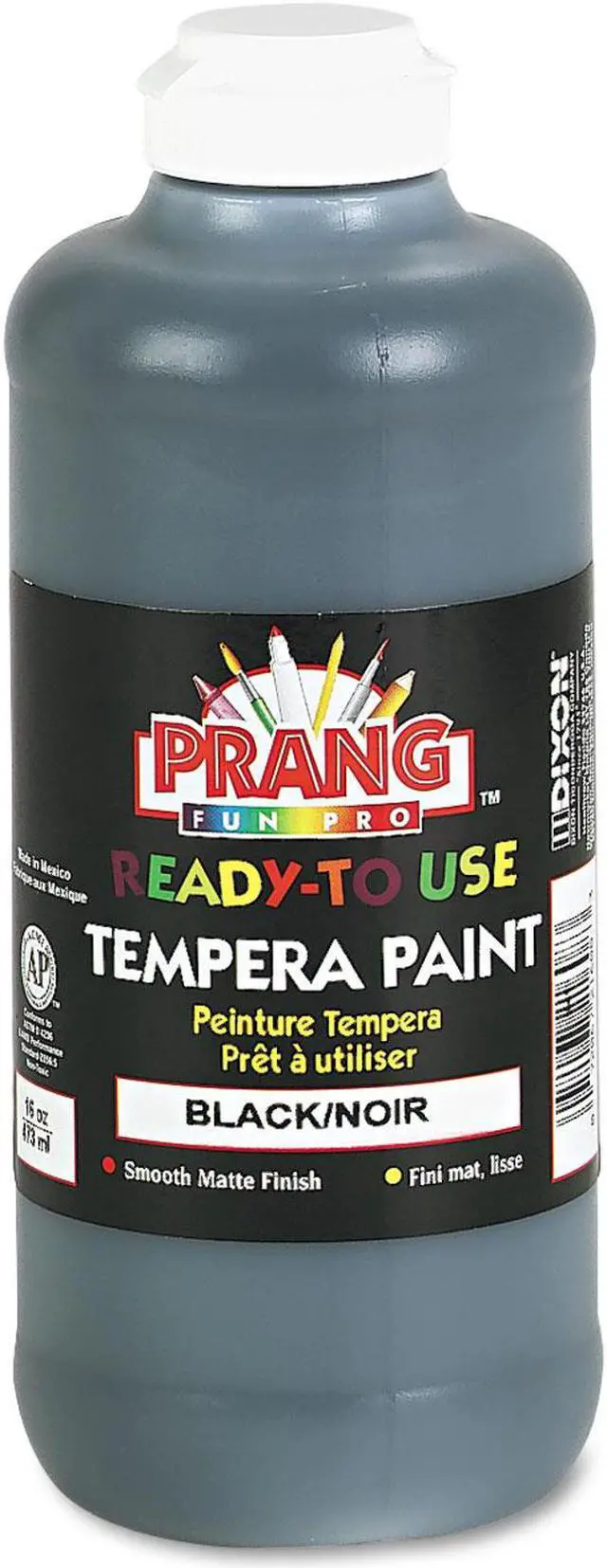 Alt view image 3 of 6 - Ready-to-Use Tempera Paint Black 16 oz