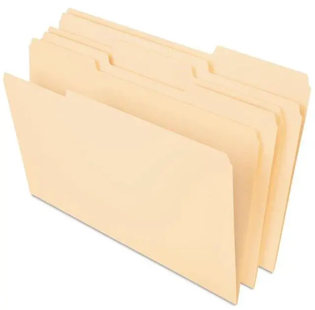 Main image of Pendaflex File Folders 1/3 Cut Top Tab Legal Manila 100/Box 75313