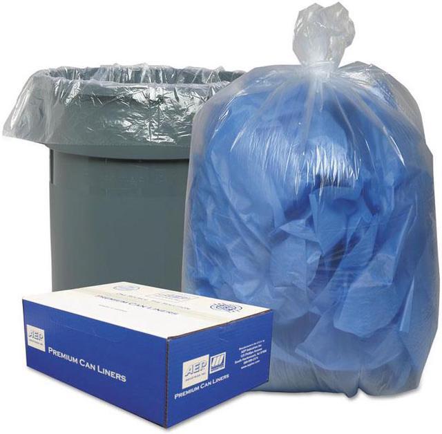 Alt view image 3 of 8 - Classic Clear Clear Low-Density Can Liners 55-60gal .9 Mil 38 x 58 Clear 100