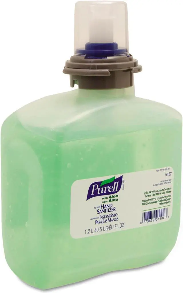 Alt view image 2 of 4 - PURELL 5457-04 TFX Gel Instant Hand Sanitizer Refill w/Aloe, 1200-ml
