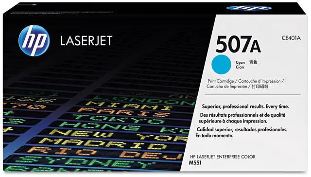 Alt view image 4 of 6 - HP 507A (CE401A-G) Cyan Original LaserJet Toner Cartridge for US Government