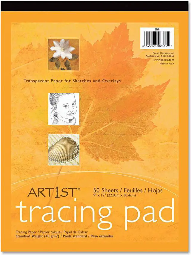 Alt view image 3 of 6 - Art1St Parchment Tracing Paper, 9 X 12, White, 50 Sheets