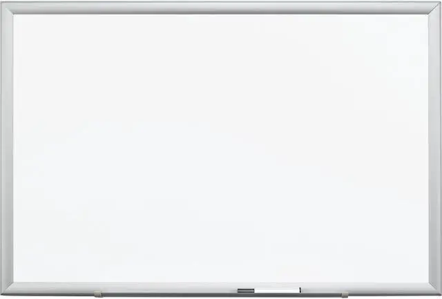 Main image of 3M MMMDEP3624A Porcelain Marker Board- Steel Backed- 3ft.x2ft.- Aluminum