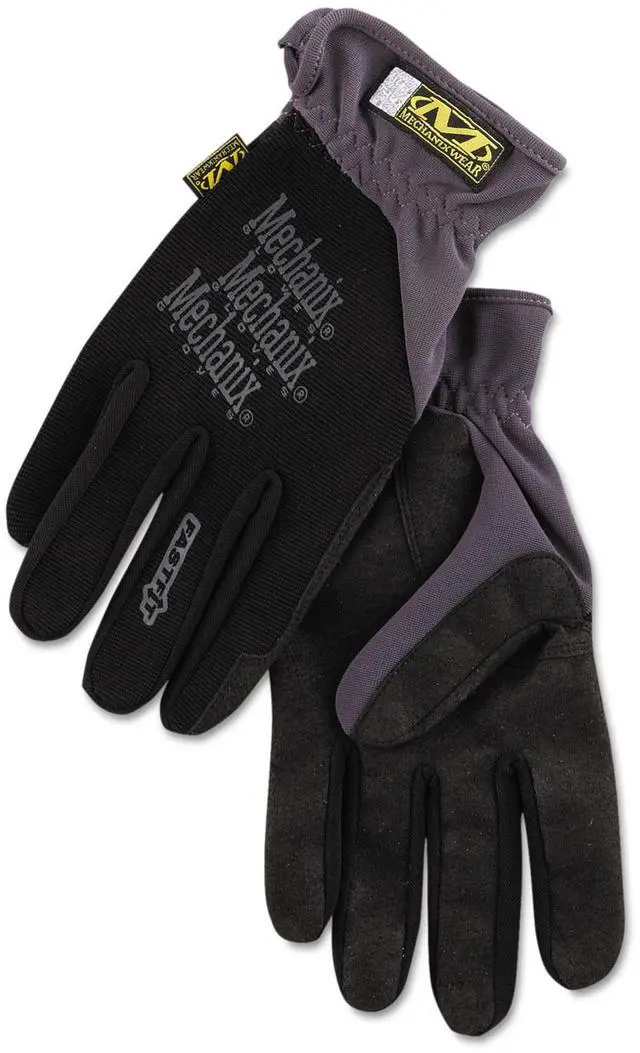 Alt view image 2 of 11 - Mechanix Wear FastFit Work Gloves Black X-Large MFF05011