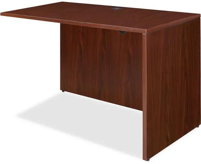Alt view image 2 of 13 - Lorell Return Shell 48"x24"x29-1/2" Mahogany 69387