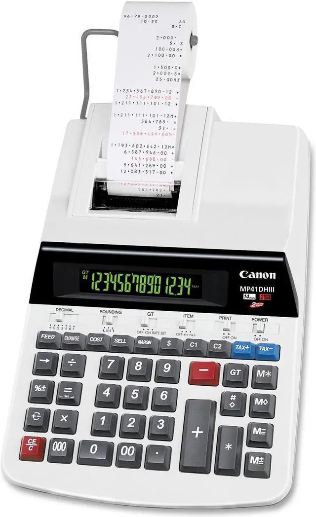 Alt view image 2 of 20 - Canon Printing Calculator MP41DHIII