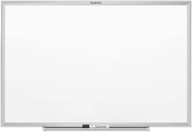 Alt view image 8 of 20 - Quartet Classic Series Melamine Whiteboard 36 x 24 Silver Aluminum Frame S533