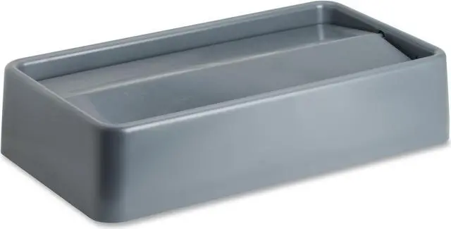 Alt view image 2 of 4 - Genuine Joe Swing Lid f/23 Gal. 20-1/4"x11-1/2"x4-5/8" Gray 02343