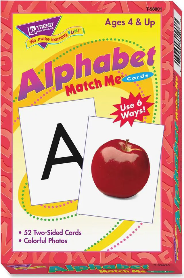 Alt view image 2 of 12 - Trend Alphabet Match Me Flash Cards