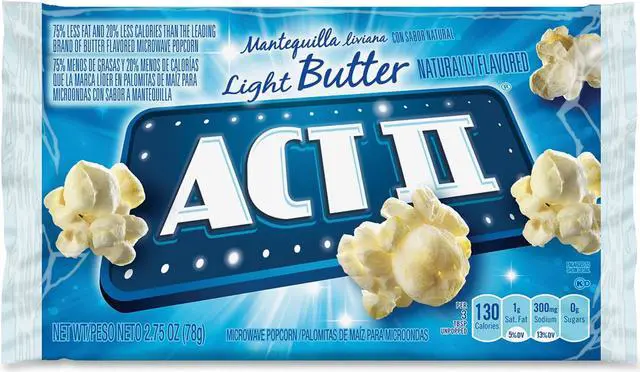 Main image of Conagra Foods, Inc Act II Microwave Popcorn 2.75oz. 36/CT Light Butter 23243