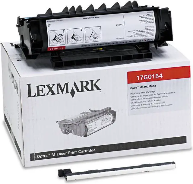 Alt view image 14 of 20 - Lexmark 17G0154 High-Yield Toner 15000 Page-Yield Black