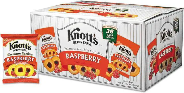 Alt view image 2 of 3 - Knott's Berry Farm Premium Berry Jam Shortbread Cookies 2 oz Pack 36/Carton
