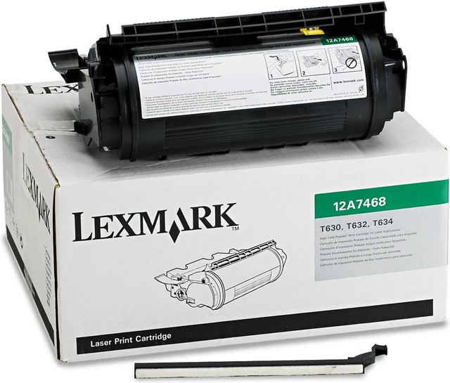 Alt view image 3 of 14 - Lexmark 12A7468 High-Yield Toner 21000 Page-Yield Black