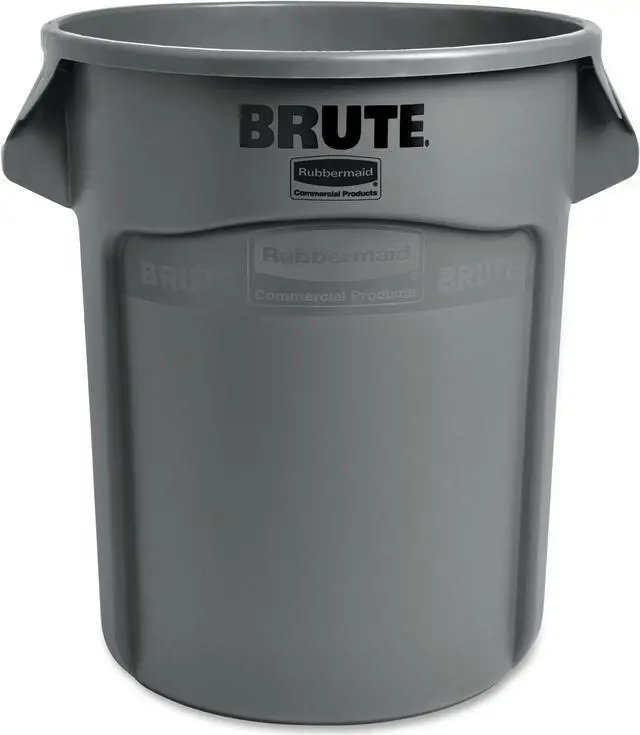 Alt view image 3 of 15 - Rubbermaid Commercial Brute Round Cont 20Gal 22-1/2"x19-3/8'x35-7/8" Gray